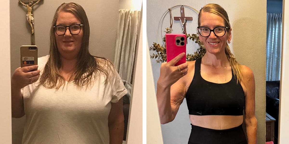 A woman lost 190 pounds from exercise, food journaling, and GLP-1 medication. She's now training for a marathon.