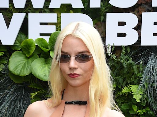 Anya Taylor-Joy Brings Whimsy to Wimbledon with a Canary-Shaped Clutch