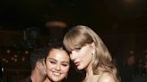 Taylor Swift and Selena Gomez Gossiping at the 2024 Golden Globes Is Going Viral