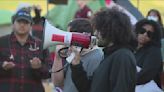 San Francisco State pro-Palestinian protesters rally for Israel divestment