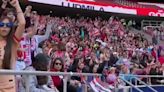 Fiesta en el Metropolitano: 11.269 hinchas del Atlético vibraron con la victoria