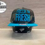 New Era Branded Sorry I'm Fresh Camo/Teal A-Frame 9Fifty S-M