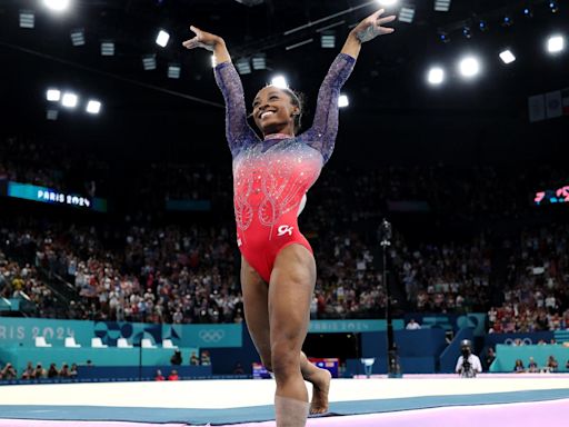 Here’s Why Simone Biles Made A Lengthy Salute To Judges After Her Floor Routine—Following Beam Penalty