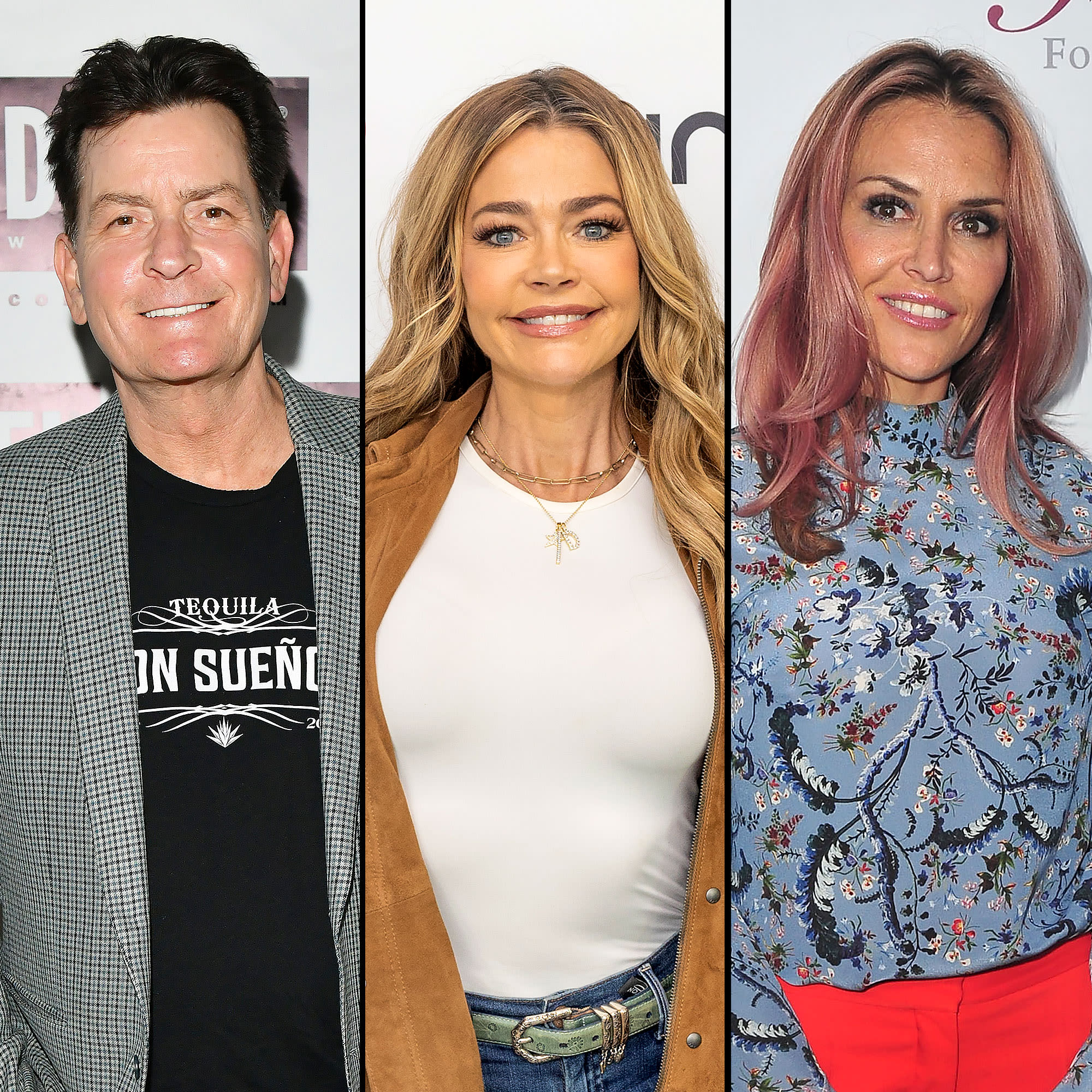 Charlie Sheen’s Exes Denise Richards and Brooke Mueller Spotted Filming a TV Show Together