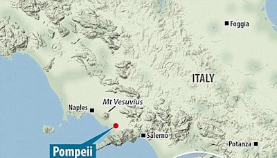 Vesuvius eruption followed by earthquake that killed Pompeii survivors