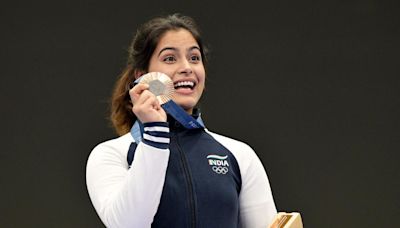 Manu Bhaker wins bronze in 10m pistol shooting, becomes India’s first female Olympic medallist in shooting