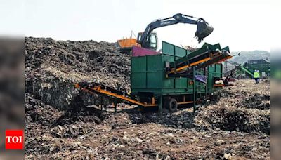 City’s war on waste: MCD's biomining project enters Phase II | Delhi News - Times of India