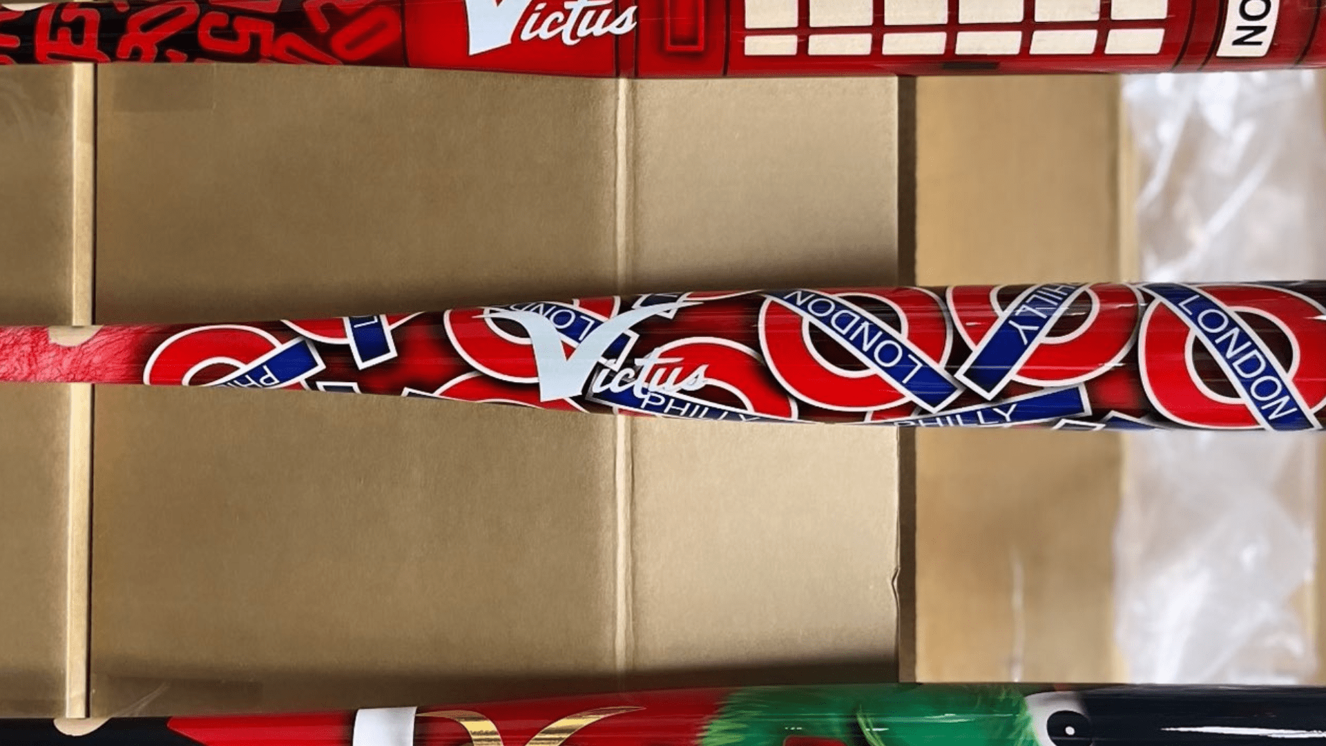 We got a first look at the Phillies London bats and they are *insanely* cool