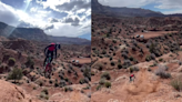 Rider Gets Loose Airing 360 Off Huge Rampage Feature