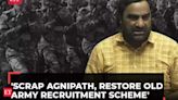 Scrap Agnipath; bring back the old army recruitment scheme: Hanuman Beniwal