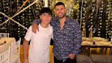 El Kun Agüero fue a ver jugar a su hijo Benjamín con Tigre y le dejó un consejo a los más jóvenes: “Disciplina y respeto”