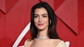 Anne Hathaway's Shimmering Pearl Nails Match Her Pasta-Inspired Gown