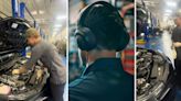 Mechanic reveals the real reason they wear headphones in the shop