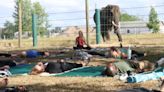 Can an elephant help you do yoga? Watch what happened on a Florida ranch