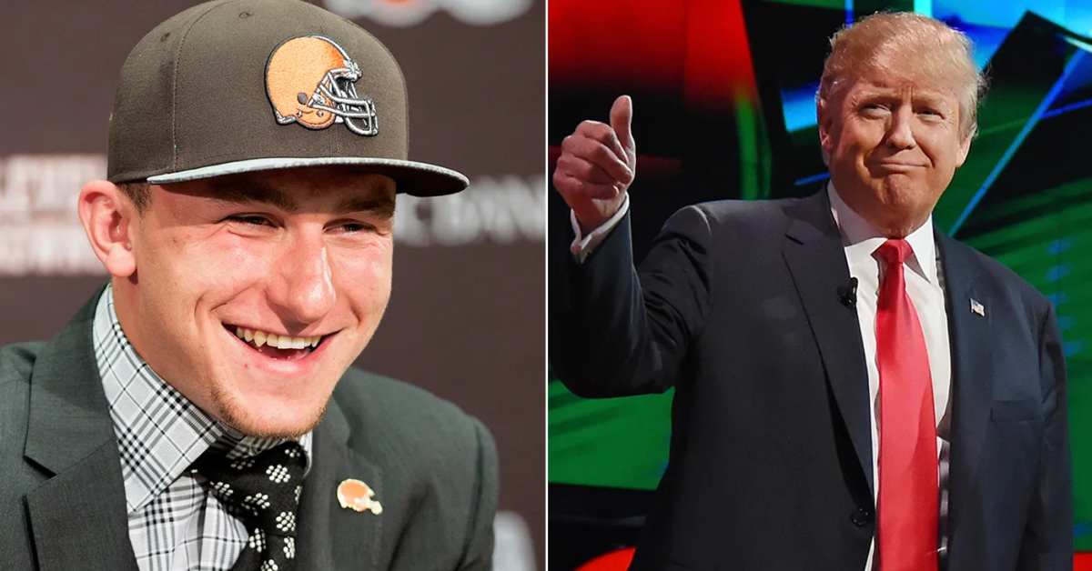 Trump's Infamous Manziel Prediction Remembered at Browns NFL Draft