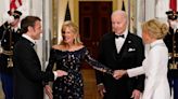 Stephen Colbert and Julia Louis-Dreyfus among distinguished guests gathered for Biden's first state dinner for French President Emmanuel Macron