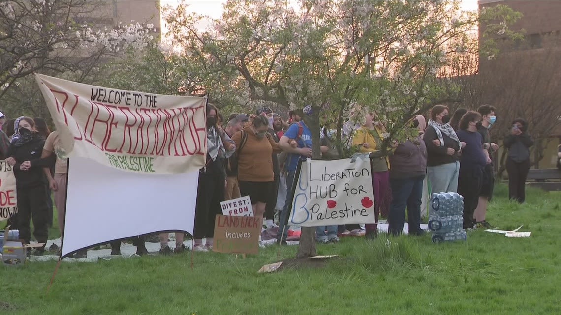 Protests held, arrests made at University at Buffalo over war in Gaza