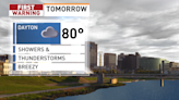Stray showers possible later today with rain likely Wednesday