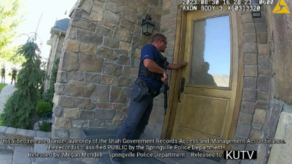 Newly obtained videos show officers entering Ruby Franke’s home on day of her arrest