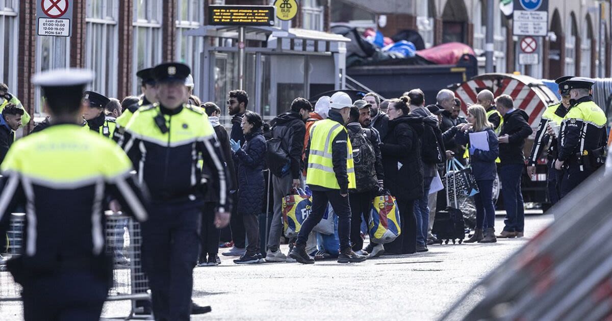 Inside Dublin's ring of steel as police make desperate bid to stop migrant camps