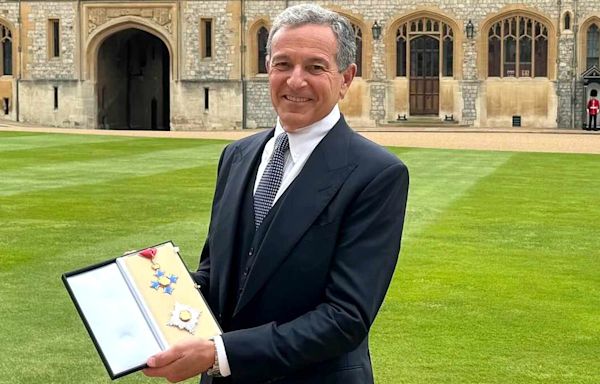 Disney CEO Bob Iger Becomes Honorary Knight in Ceremony Led by Prince William