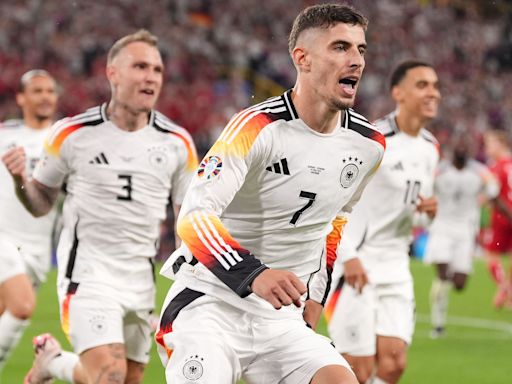 Germany reach last eight of Euro 2024 after weather-affected win over Denmark