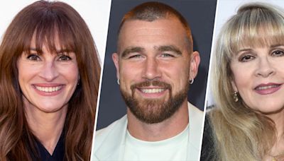 Travis Kelce fanboys over meeting Julia Roberts and Stevie Nicks at 'Eras Tour'