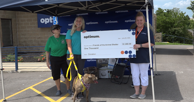 St. Joseph Animal Shelter receives generous donation from Optimum