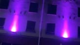 Friends in stitches after mistaking Premier Inn sign for Northern Lights