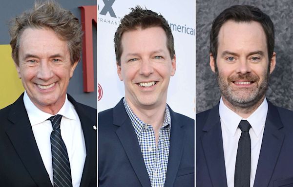 Martin Short Revives Iconic Jiminy Glick Character for Hilarious Interviews with Sean Hayes and Bill Hader