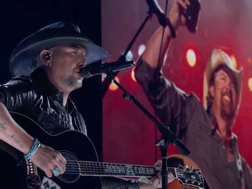 Jason Aldean Tributes Toby Keith With A Heartbreakingly Beautiful Cover Of "Should've Been A Cowboy"