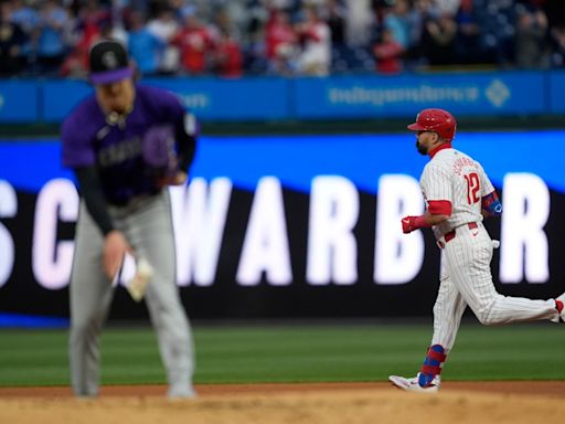 Rockies’ rally falls short in 7-6 loss to Phillies, who finish three-game sweep