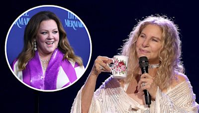 Barbra Streisand Clarifies Why She Asked Melissa McCarthy About Ozempic - E! Online