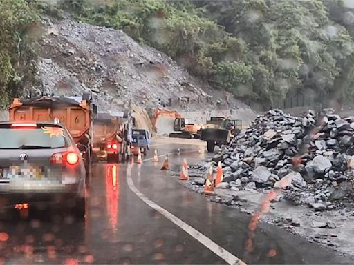 大雨不斷！蘇花公路土石流 採單線通行、雙邊管制