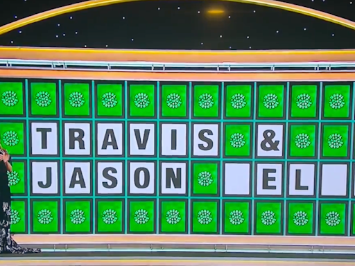 ‘Wheel of Fortune’ Contestants Had Comically Hard Time With Travis and Jason Kelce Answer