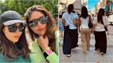 Karisma Kapoor enjoys strolling with sister Kareena and daughter Samaira during their summer vacay; see PIC