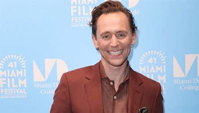 Tom Hiddleston talks about how becoming a father has changed his life as he accepts an award at the Miami Film Festival