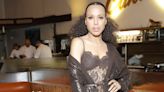 Kerry Washington Brings the Party in a transparent Lacy Slip and Sequined Cardigan