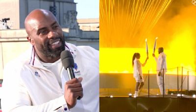 Teddy Riner dernier relayeur de la flamme olympique, il dévoile les coulisses : "Quand je suis arrivé, on me l'a enfin dit" (VIDEO)