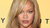 Rihanna's buttery yellow bustier dress matches...her hair?