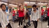 At Delhi's Indraprastha metro station, man goes viral for dancing to Naacho Naacho. Watch