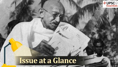 UPSC Issue at a Glance | Gandhi’s Philosophy in Constitution and Government Policies