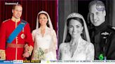 Kate Middleton y el príncipe Guillermo desvelan una foto inédita de su boda en su 13º aniversario con un sorprendente cambio