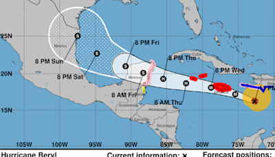 Poderoso huracán Beryl prepara su asalto a Jamaica. Islas Caimán y México están en su ruta