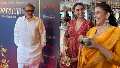 Sanjay Leela Bhansali, Manisha Koirala, Aditi Rao Hydari attend Heermandi success party; pictures inside