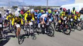 Trofeo de Escuelas y de Cadetes de ciclismo para celebrar San Jorge sobre ruedas