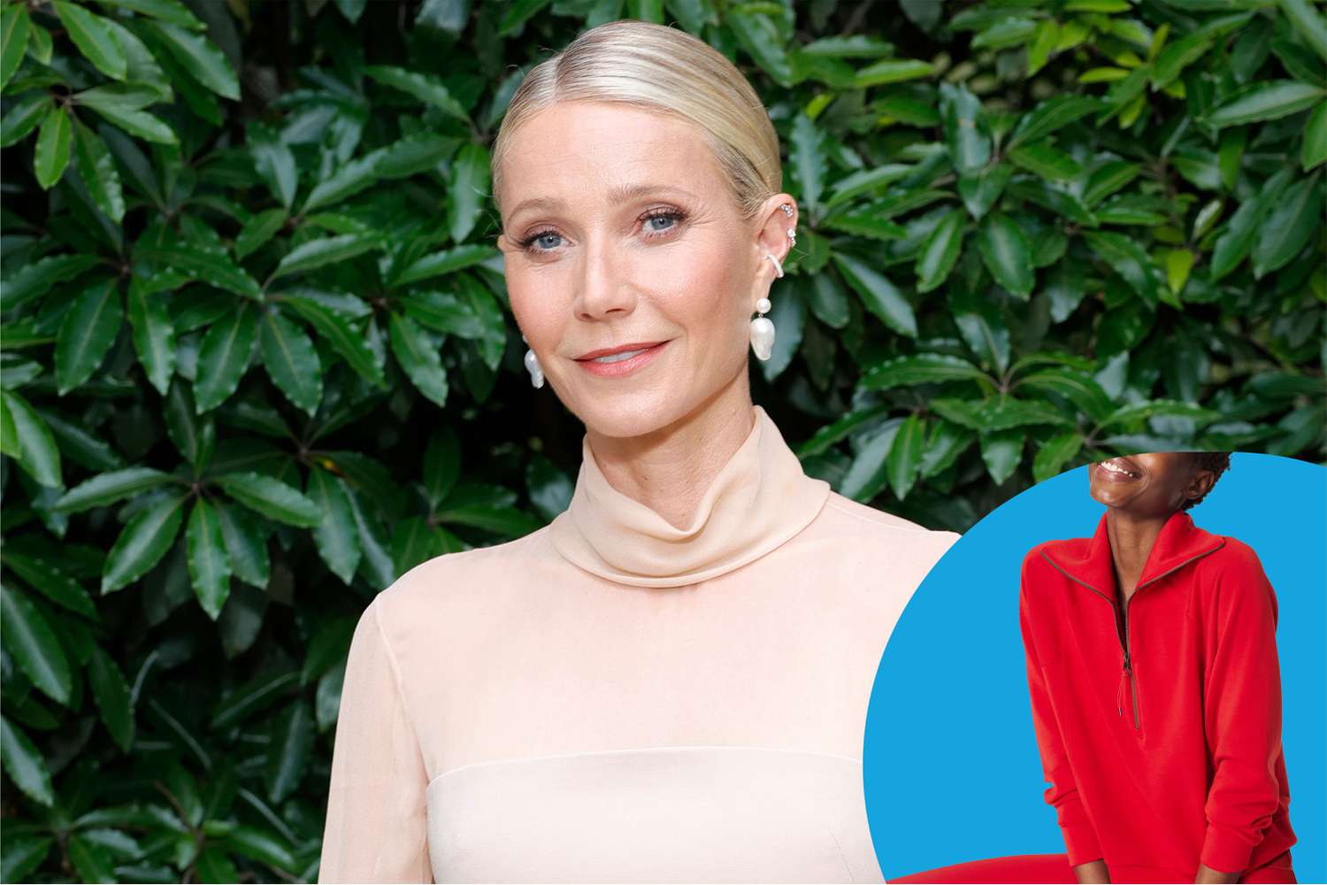 Gwyneth Paltrow Owns This 'Really Great' Spanx Half-Zip Sweatshirt and Leggings Set in at Least Two Colors