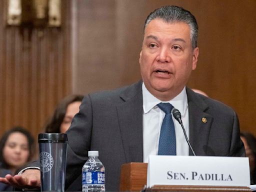 As border debate shifts right, Sen. Alex Padilla emerges as persistent counterforce for immigrants