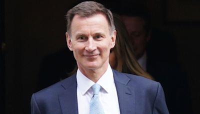 Jeremy Hunt says ‘don’t cut interest rates too soon’ despite cries for drop