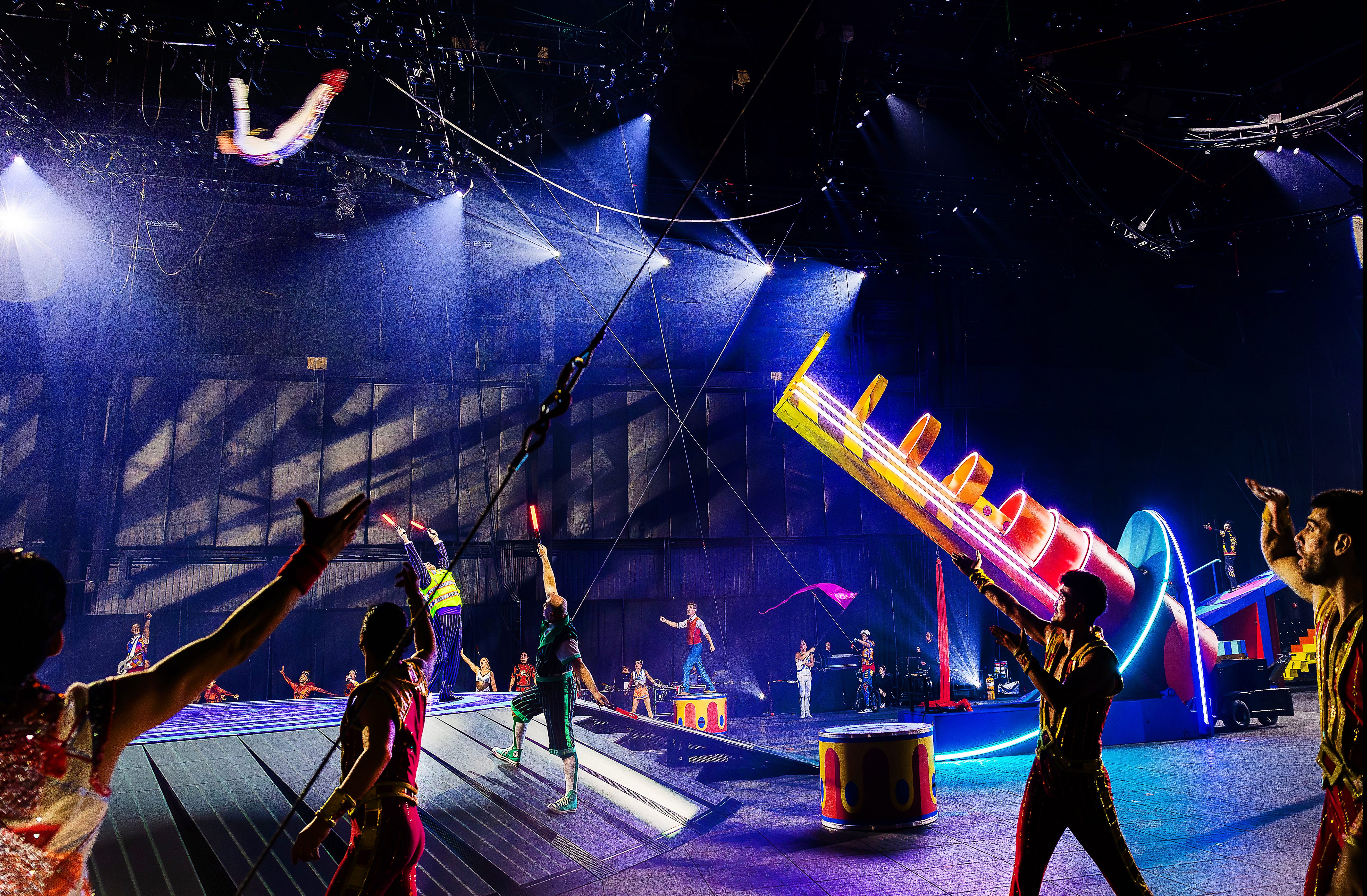 Daughter follows parents' flight path to circus as the Ringling Bros. human cannonball